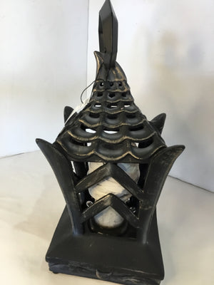 Halloween Gray Plastic Skeleton Lanterns Holiday Item
