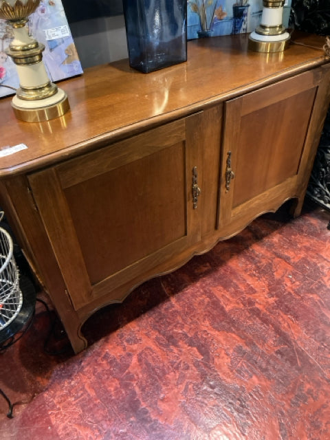 Brown Wood 2 Door Cabinet