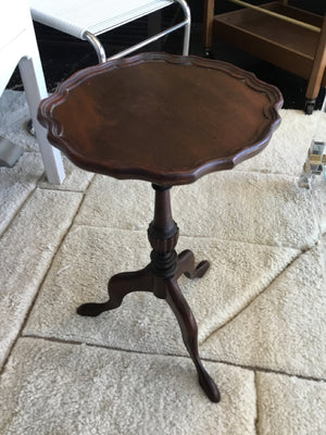 Vintage Wood Side/End Brown Table