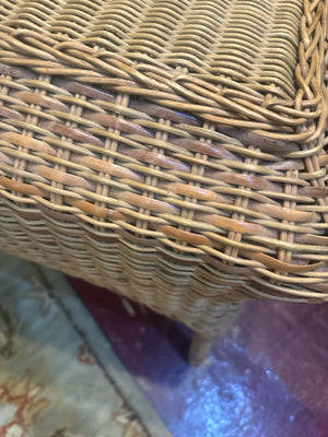 Side Wicker Natural Table