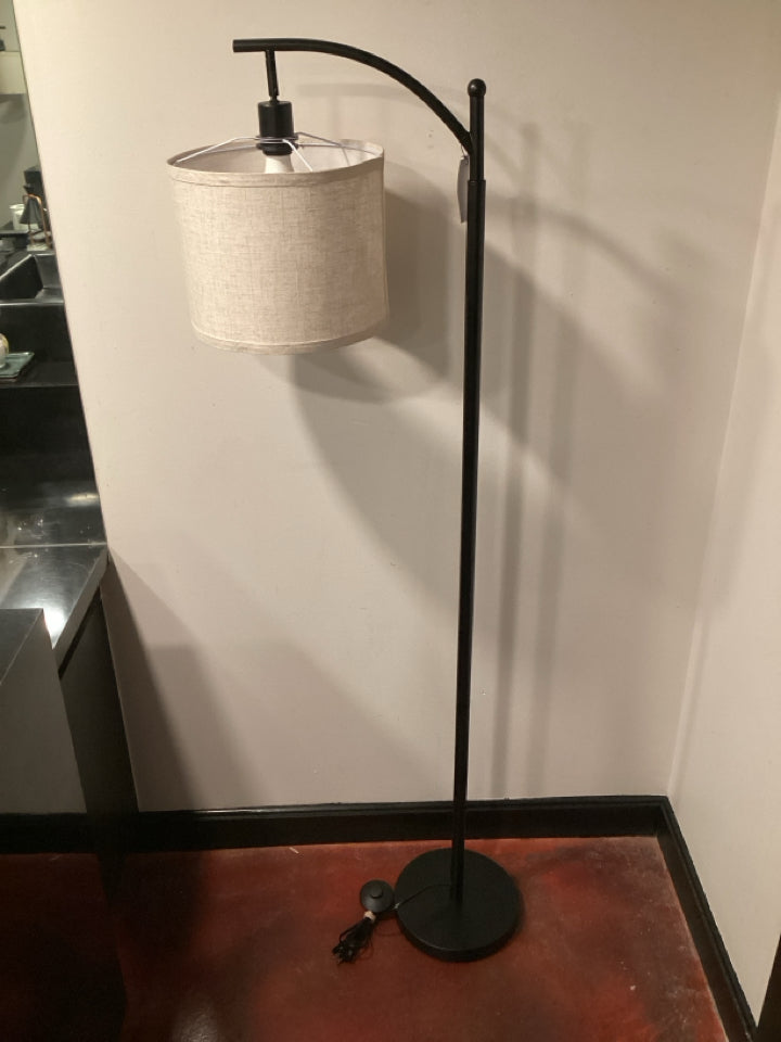 Floor Black Metal Lamp