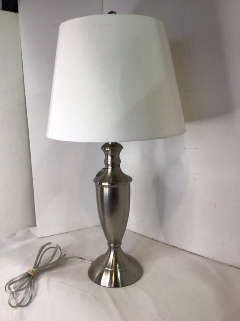 Silver Metal Lamp