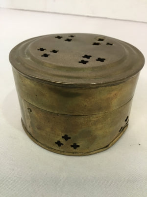 Brass Round Box