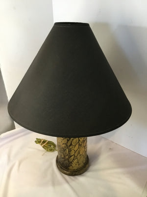 Vintage Gold/Black Metal Lamp