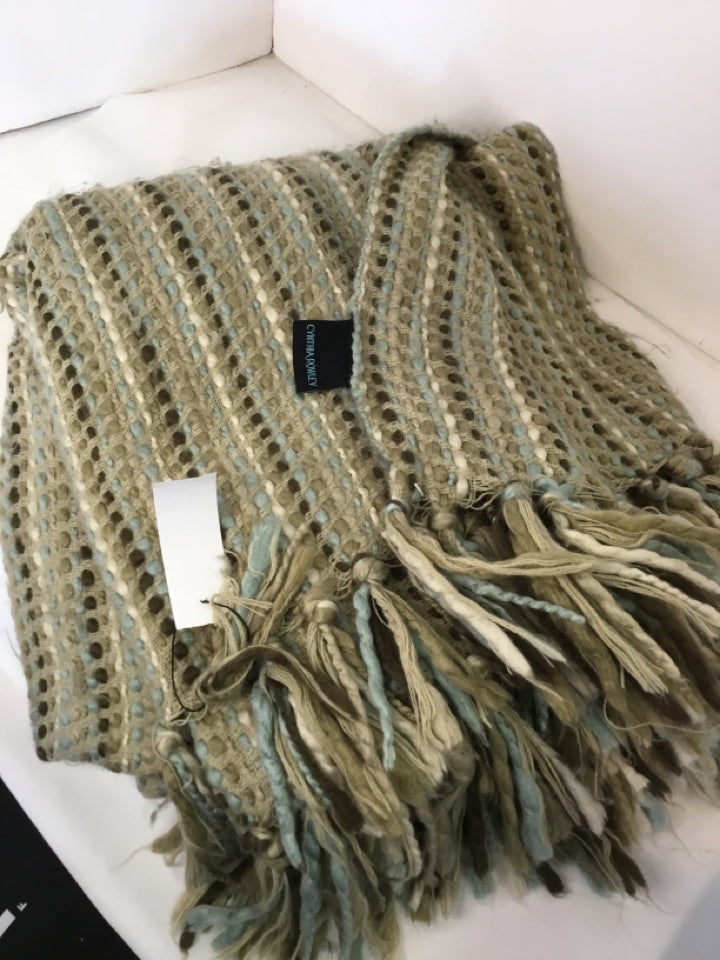 Green Cotton AS IS Throw