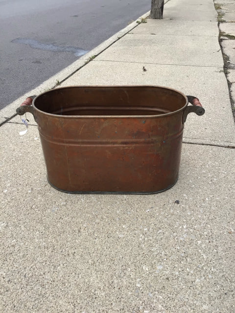 Copper Oval Bucket