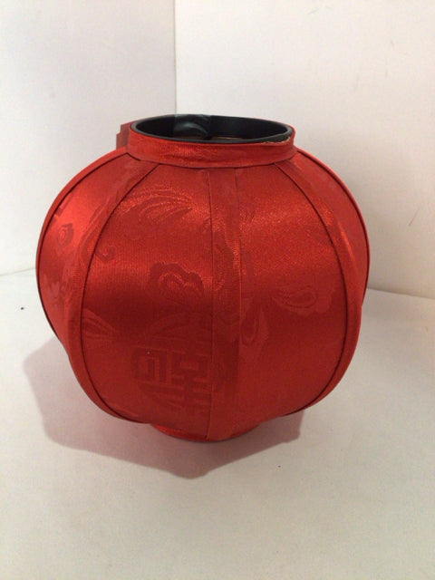 Oriental Red Satin Lantern