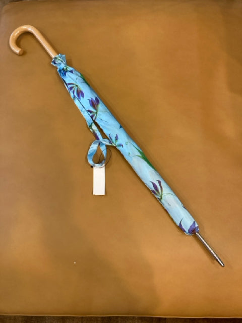 Blue/Purple Satin Umbrella