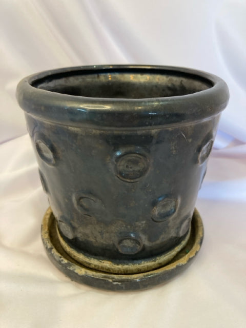 Gray Ceramic Planter