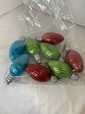 Vintage Christmas Multi-Color Ornaments In Bag Holiday Item