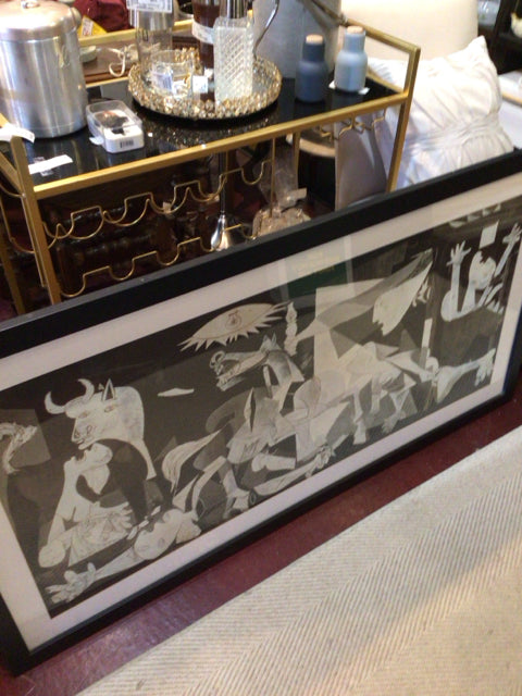 Reproduction Black/White Framed Art
