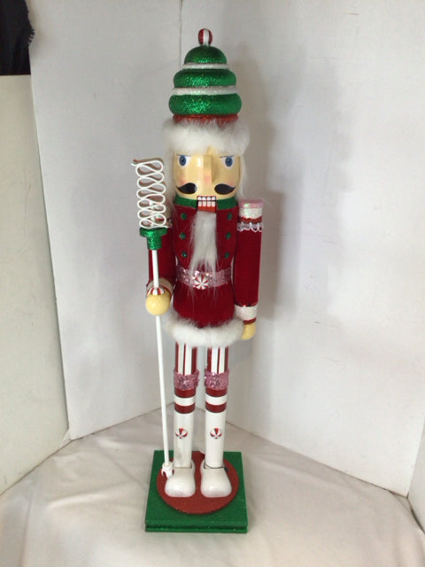 Nutcracker Red/Green Velvet Holiday Item