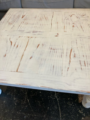 Rustic Wood Coffee White Table