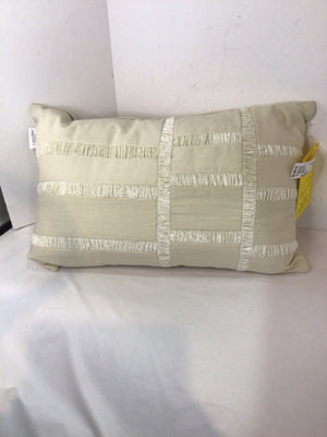 Calvin Klein Cream Cotton Pillow