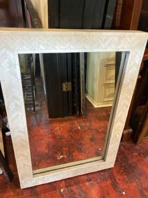 Cream Tile Mirror