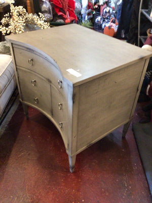 Hickory Chair 3 Drawers Wood Gray Chest/Dresser