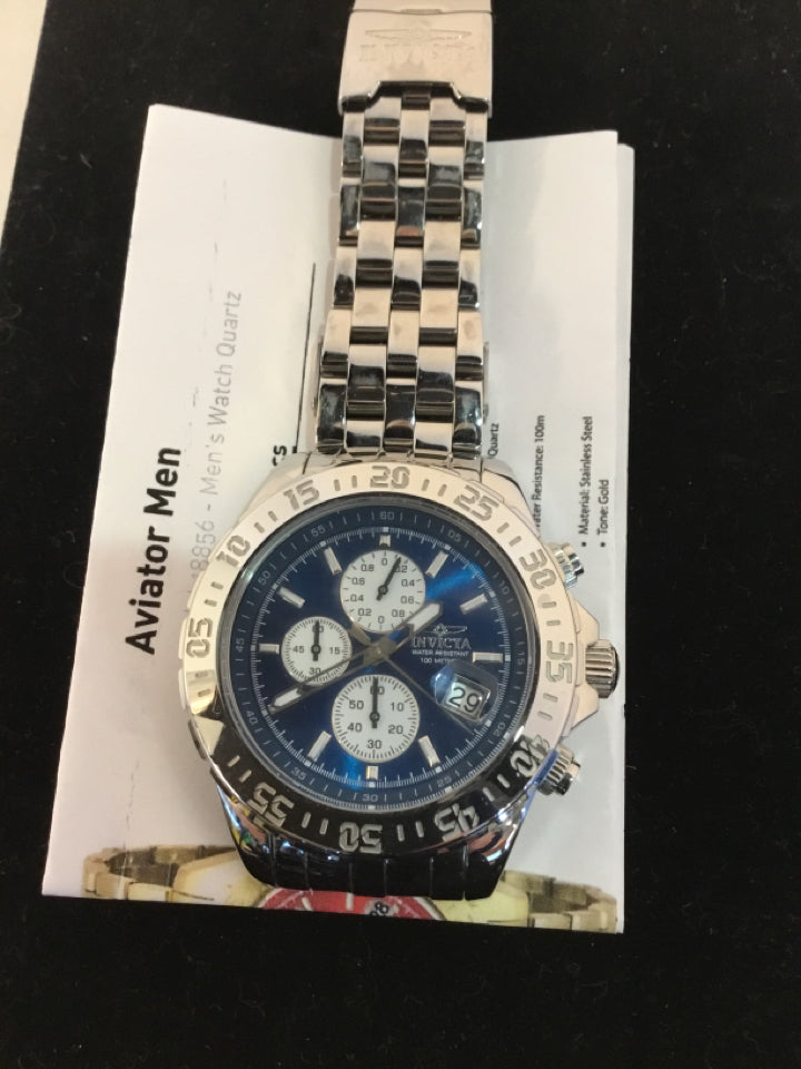 Invicta Men's Silver Stainless Steel Watch