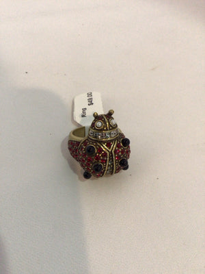 Red Rhinestone Ring