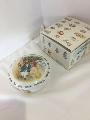 Wedgwood Porcelain Peter Rabbit Trinket Box