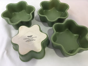 Chantal Baking Green Ceramic Set of 4 Bowl Set