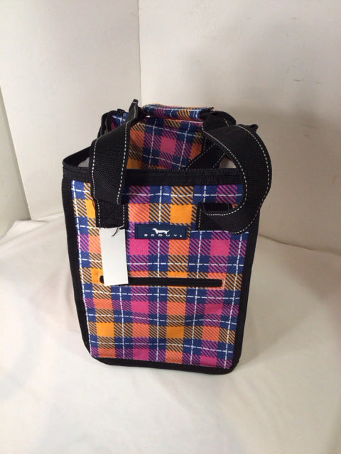 Scout Cooler Multi-Color Fabric Plaid Tote