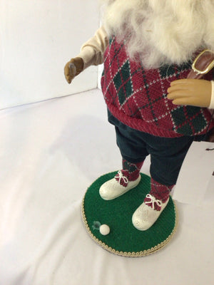 Christmas Red/Green Santa Golf Holiday Item