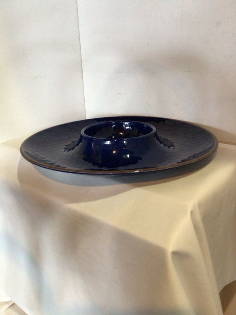 Vegetable Blue Melamine Tray