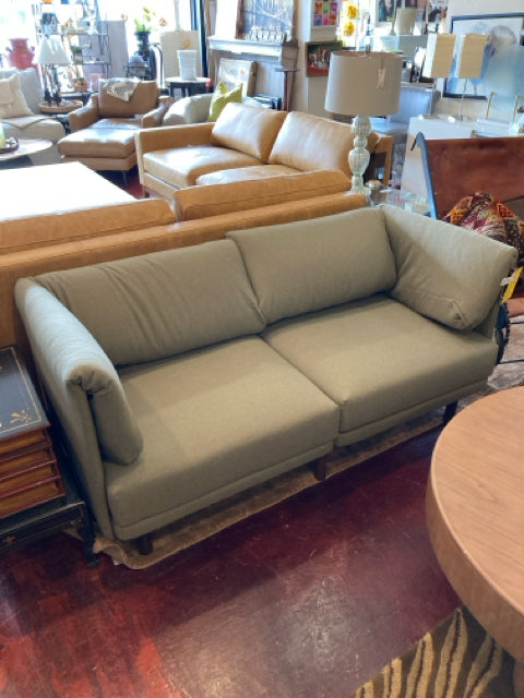 Burrow Modular Green Sofa/Couch 4H46BKJE