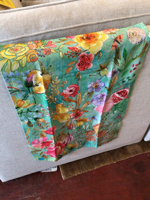 Hand Multi-Color Cotton Floral Towel