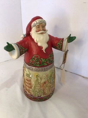 Jim Shore Christmas Resin Santa Holiday Item