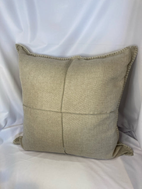 Down Beige Polyester Pillow