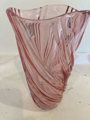 Pink Glass Vase