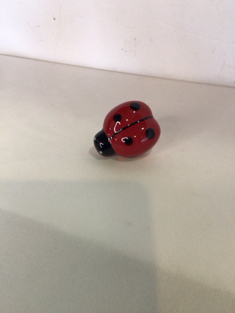 Nora Fleming Black/Red Ceramic Ladybug Misc