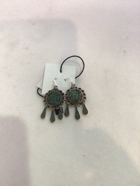 Sterling Silver Turquoise Turquoise Earrings