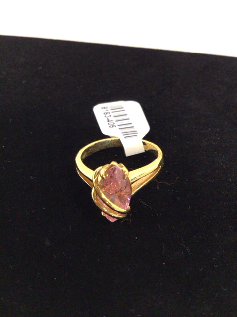 Pink Crystal Ring