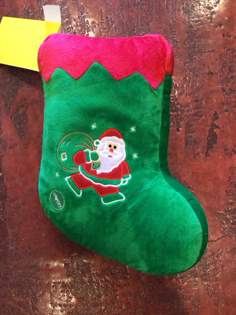 Pillow Green Stocking Holiday Item