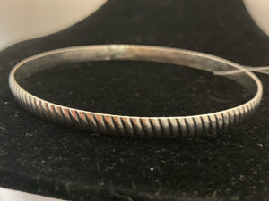 Sterling Silver Silver Bangle Bracelet