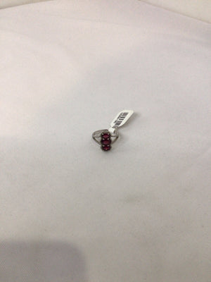 Sterling Silver Red Ring