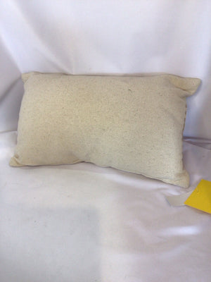 Cream Cotton Home Sweet Home Pillow