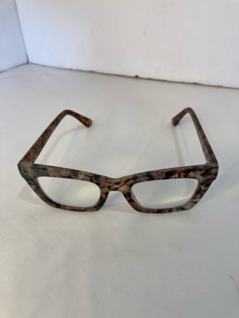 Reading Brown/Beige Acrylic Glasses