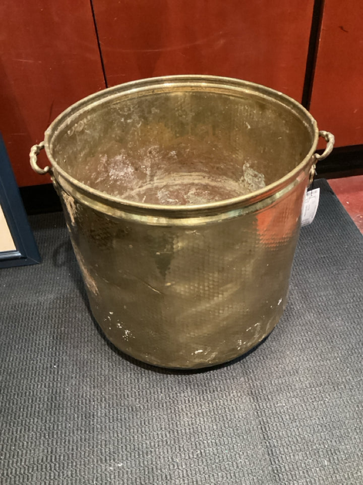 Vintage Gold Brass AS IS Pot