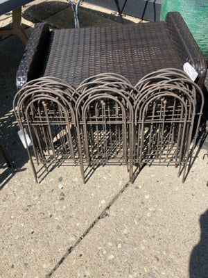 Fences Gray Steel Panel Set of 7 Misc