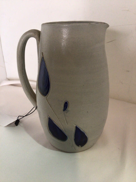 Williamsburg Gray/Blue Pottery Pitcher