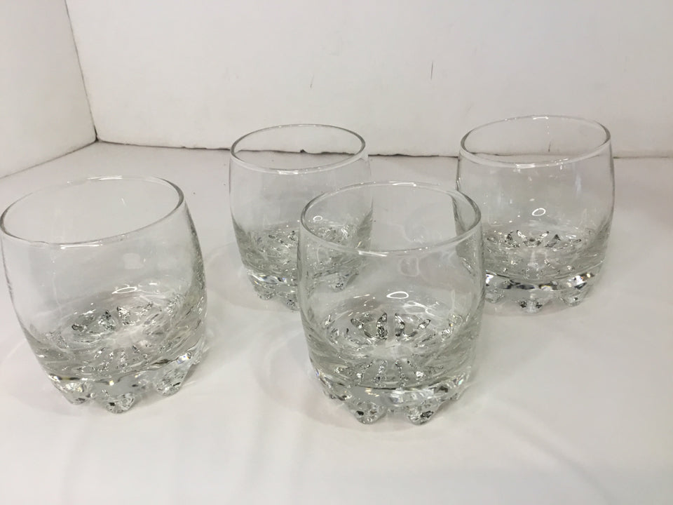 Rocks Clear Glass Set of 4 Glasses