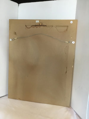 Gold/Blue Butterflies Framed Art