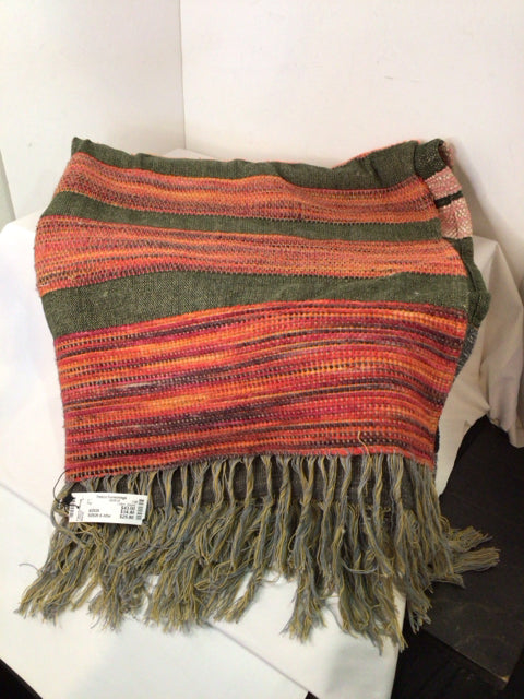 Cotton Striped Multi-Color Rug