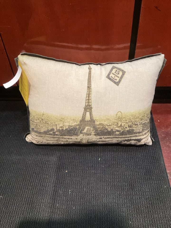 Paris Sepia Pillow