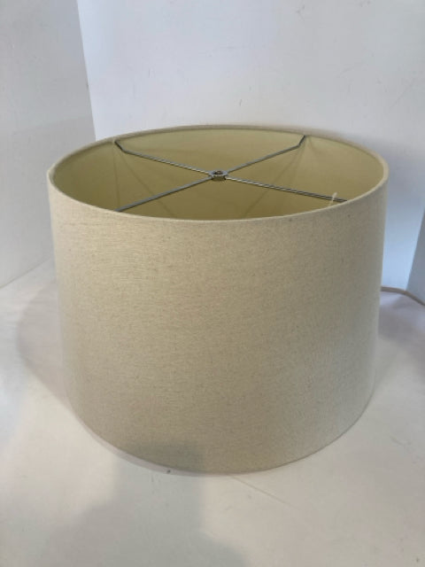 Cream Barrel Lamp Shade