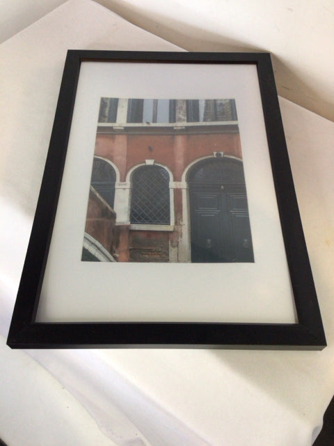White/Multi Door Framed Art