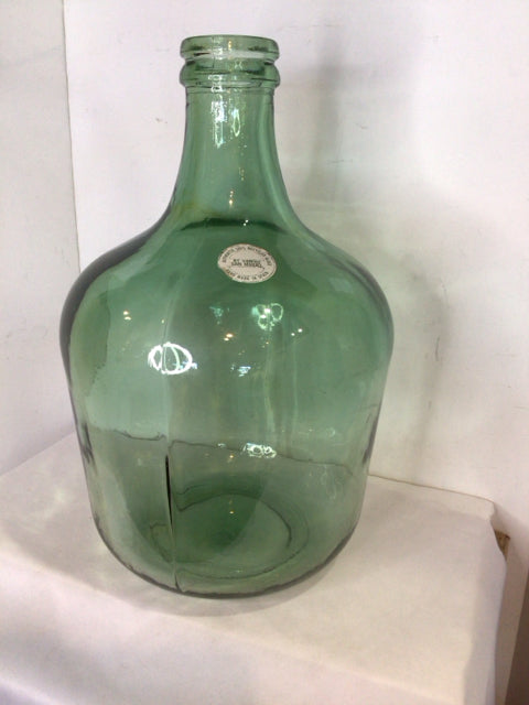 Bottle Green Glass Vase
